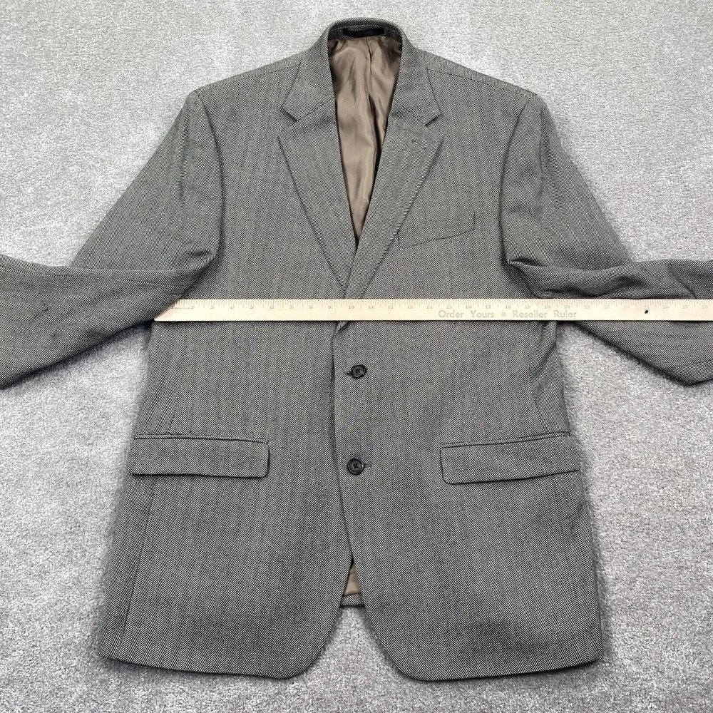 Vintage Ralph Lauren Herringbone Wool Tweed Blazer Jacket Men's Size‎ 43